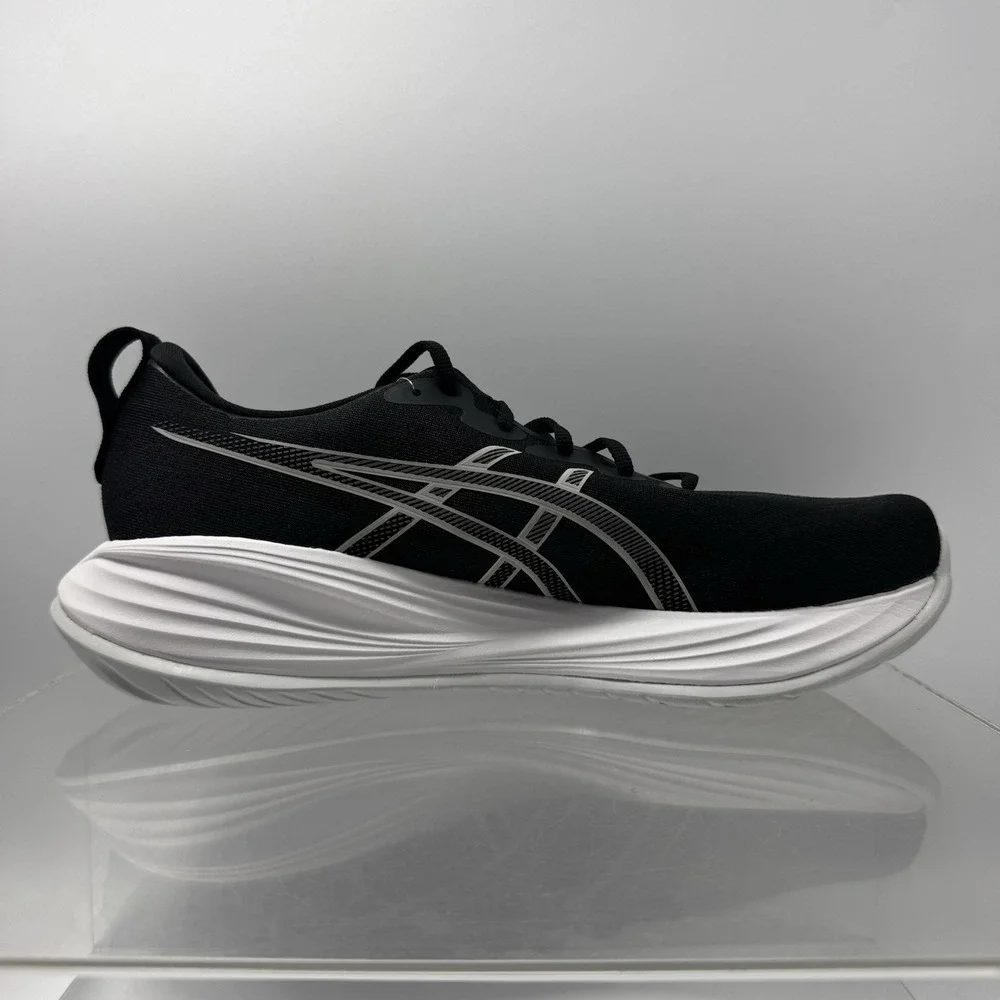 Brand New Asics Gel Cumulus 27 Black Concrete 1011B981-002 Men's Size 13 WIDE